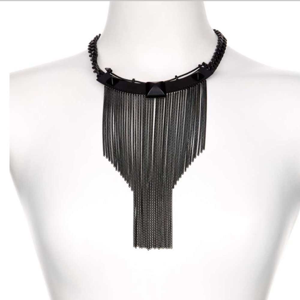 Vince Camuto Matte Black Necklace